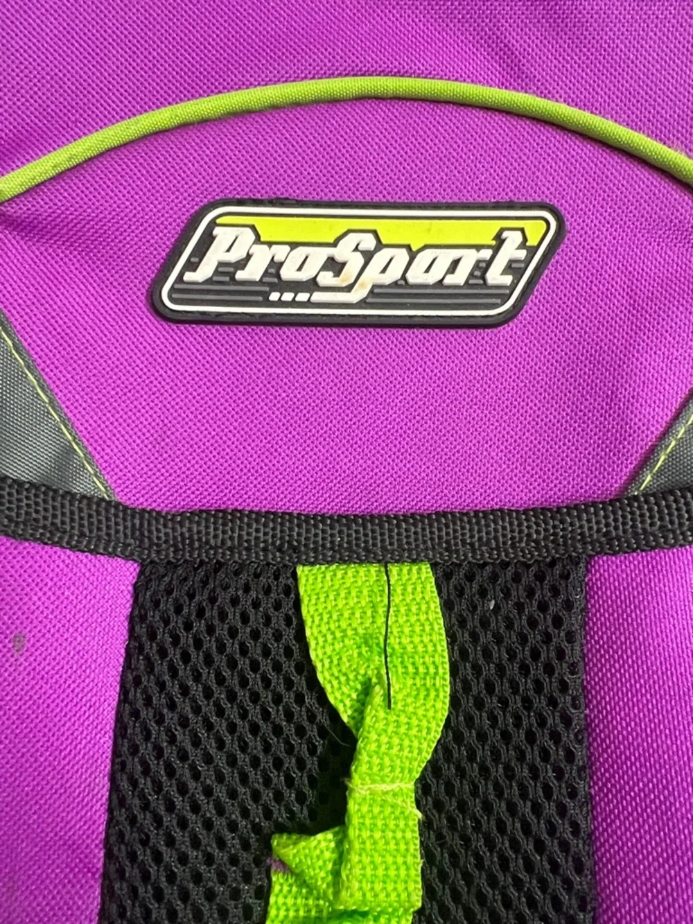 ProSport Purple Backpack with Lime Accents Bay meadow gulf atream